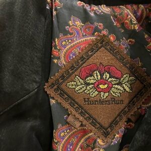 VINTAGE Hunters Run Black Suede Blazer Jacket
